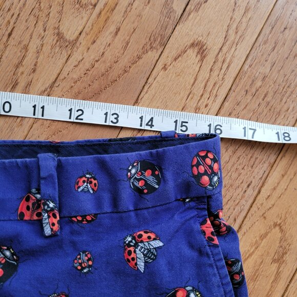 RLX Ralph Lauren Golf Shorts Ladybug Print Purple Blue Men's Size 34 Stretch Fit - Picture 10 of 12